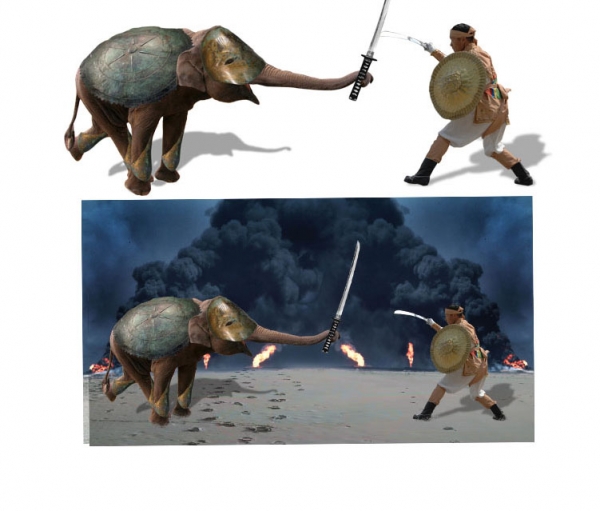 Creation of Elephant War: Step 3